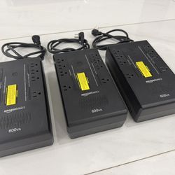 UPS Battery Backup & Surge Protector 600VA 8 Outlets Power Supply