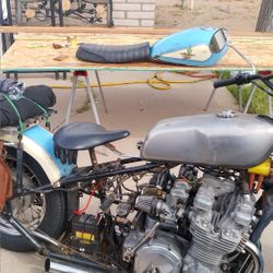 Custom Motorcycle Rat Rod
