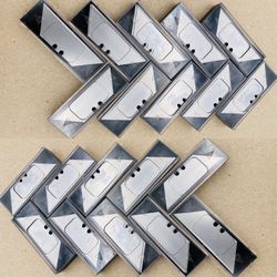 $15 for 20 sets (200pcs) high hardness 2.5" DRYWALL UTILITY BLADES * blades provide the durability needed to keep cutting through a variety of appli