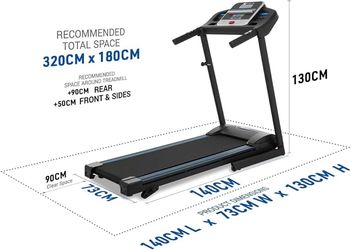 XTERRA FOLDING TREADMILL