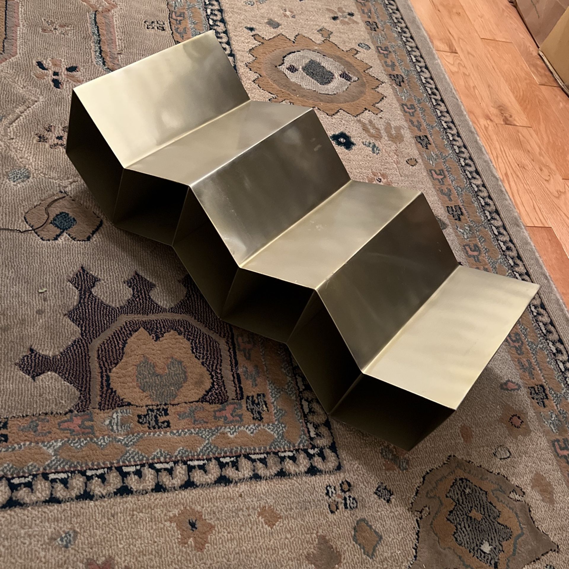 CB2 Metal Wine Rack