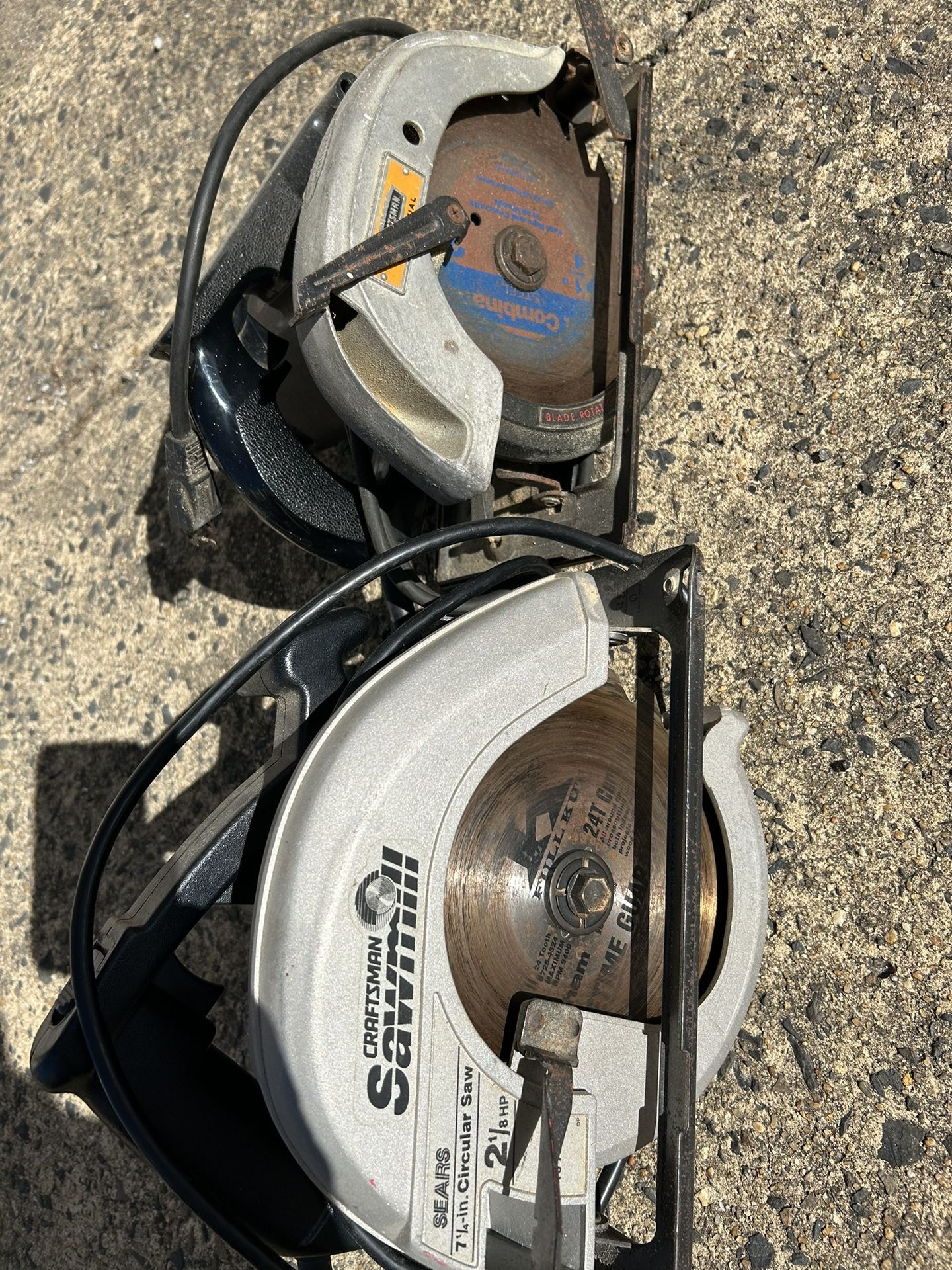 Two Craftsman Circular Saws