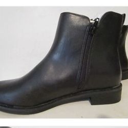 Universal Thread Womens Brenna Dressy Side Zip Ankle Boots Black Size 6

