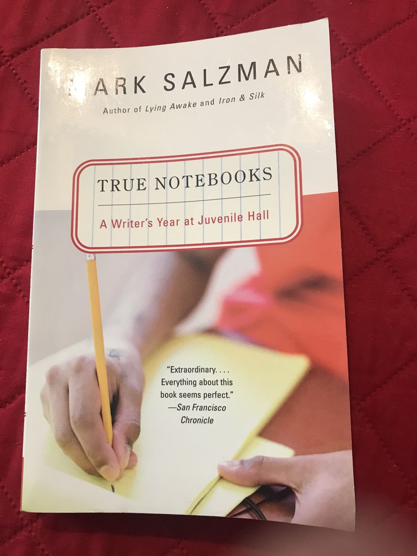 Mark Salzman ( a writers year at juvenile Hall)