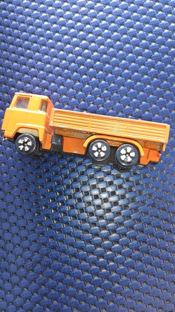 Vintage Playart Flatbed Truck 7903 Flip Cab Hong Kong Die Cast Toy