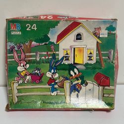 Vintage Tiny Toon Adventures 24 Piece Puzzle Milton Bradley MB