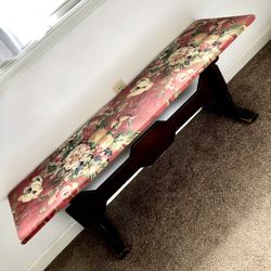 Folk Art Shoe Bench
