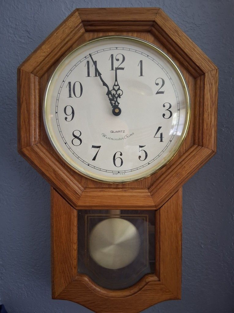 Westminster Chime Quartz Wall Clock