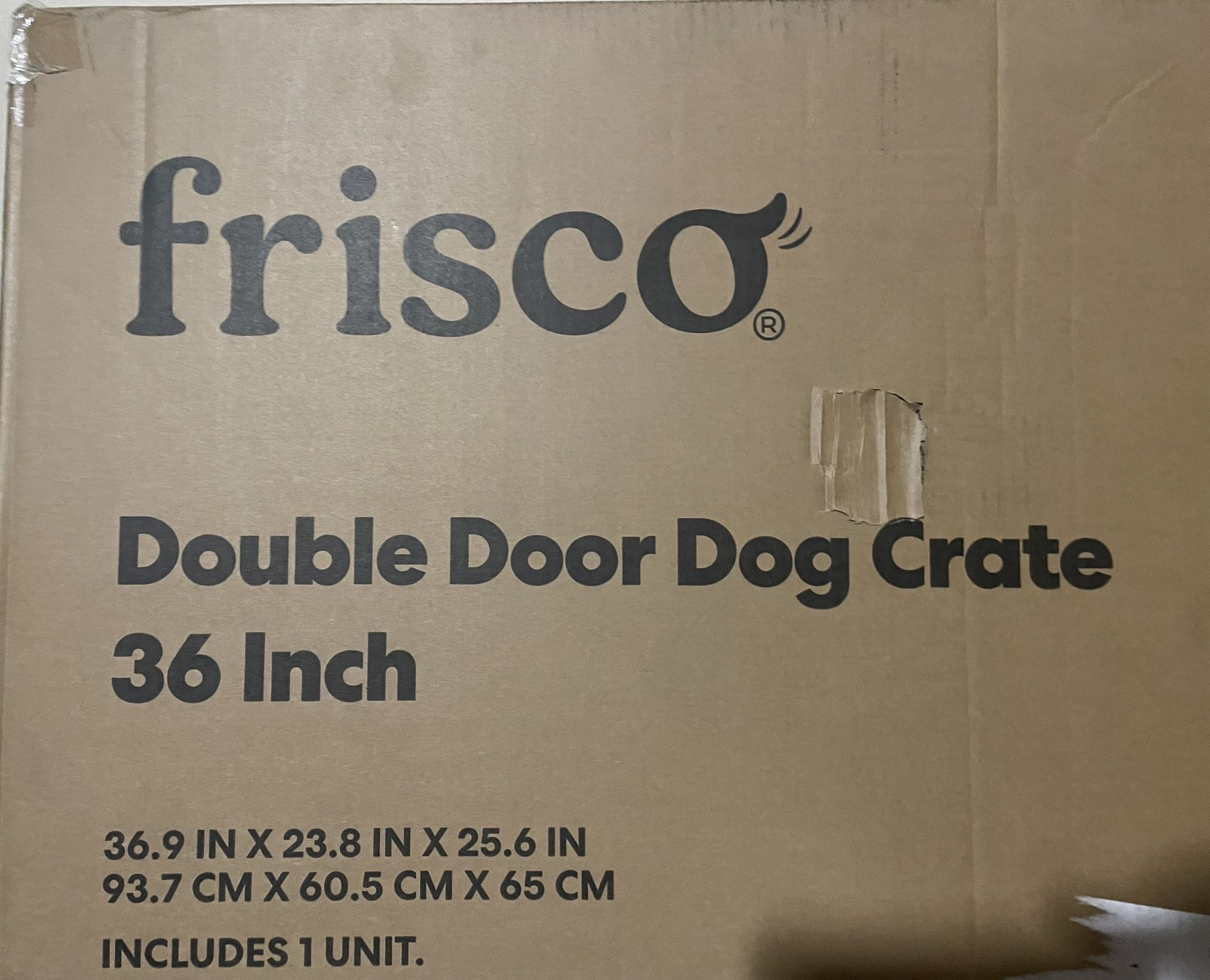 FRISCO.. , DOUBLE DOOR DOG CRATE