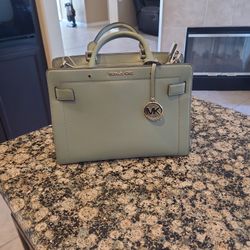 
Olive Green Michael Kors bag.
