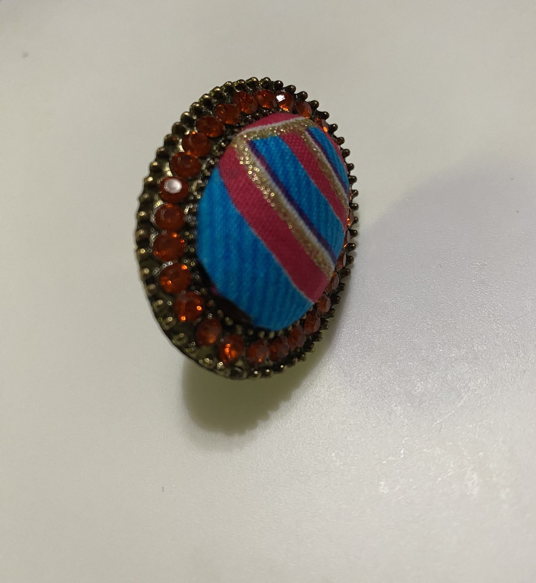 Colorful Tribal Print Ring