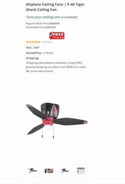 Airplane Ceiling Fan