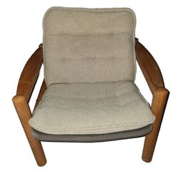 Domino Mobler Danish Modern Teak Lounge Chair Vintage 