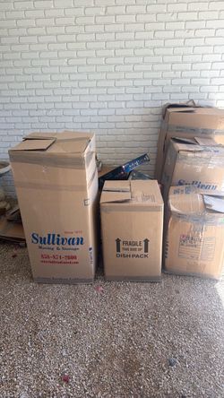 Moving boxes for free