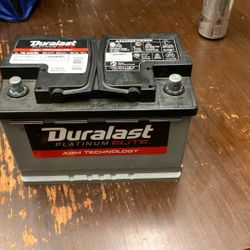 Duralast platinum elite fully charged like new