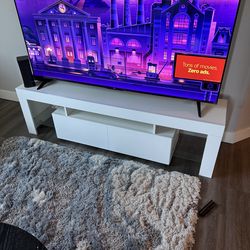 White TV Stand