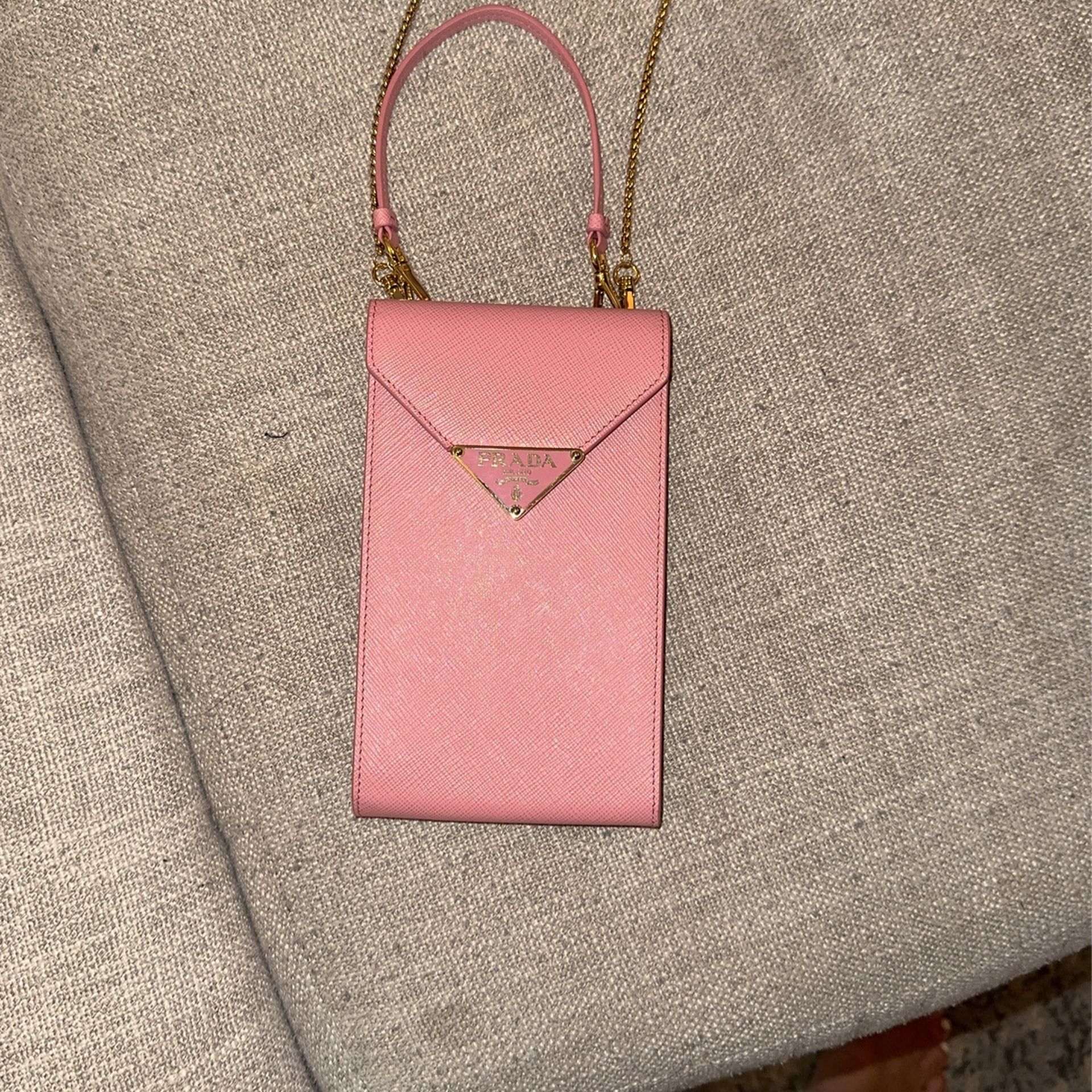 Prada Saffiano leather mini-bag, Pink Purse