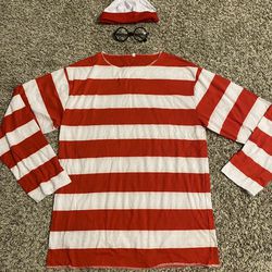 Where’s Waldo Men’s Costume
