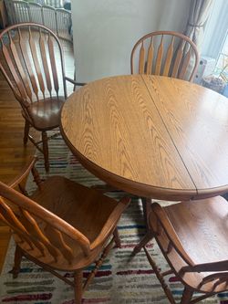 Table and 4 chairs