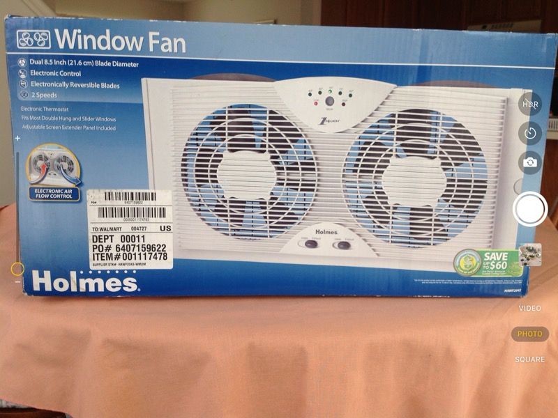 Holmes Window Fan With Electronic Air Flow