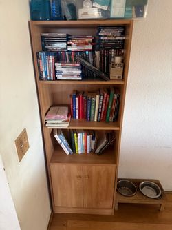 Slim book case