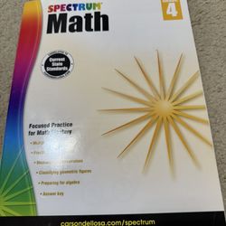 Spectrum  Math Grade 4 