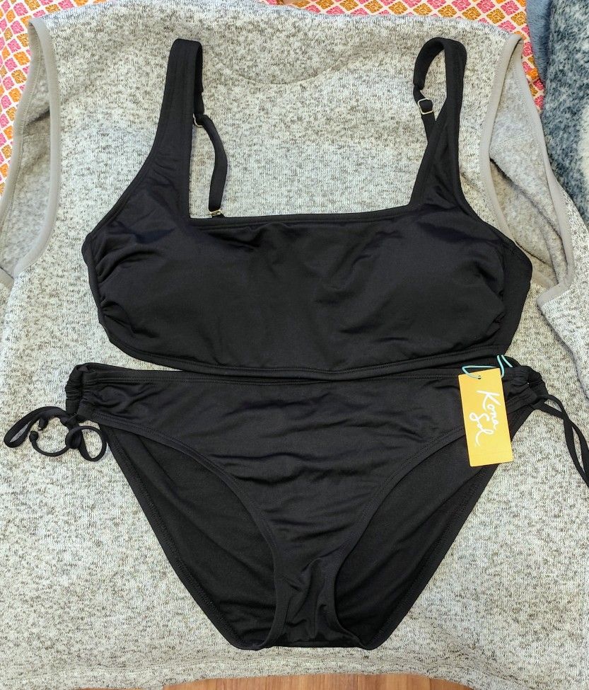 Women's Two-Piece Black Bikini