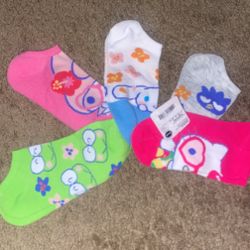 5 Pk Hello Kitty Socks