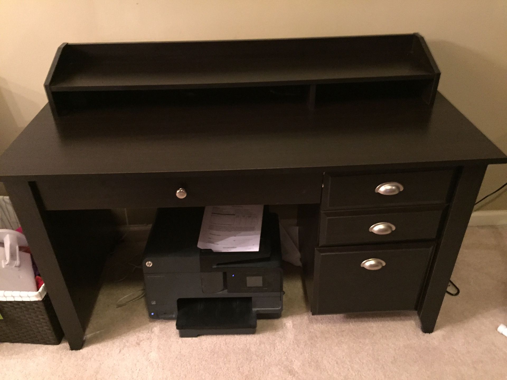 Dark Wood Desk Priced to Sell
