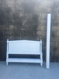 FULL white bed set