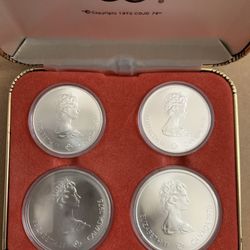 1976 Montreal Silver Olympic Uncirculated Coins Series Vii 