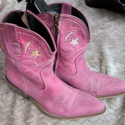 Western Ankle Boots, Size 7.5