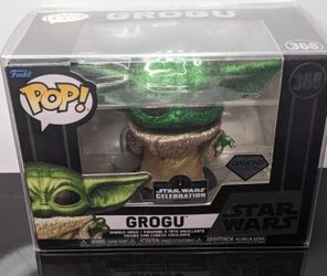 Funko Pop! Star Wars Grogu Diamond Collection 2022 Star Wars Celebration Exclusive (Edition of 5000) Figure #368