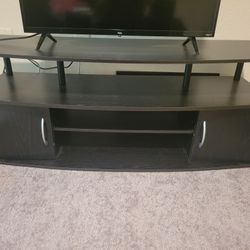 Black Wooden TV Stand