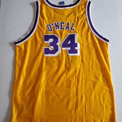 Lakers Shaquille O'neal Jersey Lakers Signed NBA Basketball