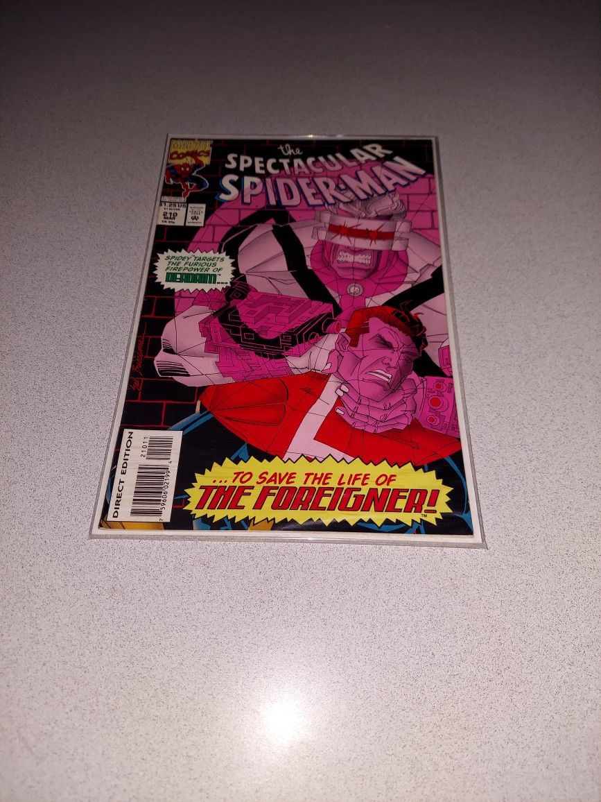 1994 THE SPECTACULAR SPIDER-MAN #210 COMIC BAGGED AND BOARDED