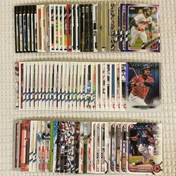 Cleveland Guardians / Cleveland Indians 82 Card Baseball Lot