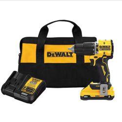 DEWALT - ATOMIC 20V MAX 1/2” Hammer Drill Kit w/Battery/Charger/Bag
