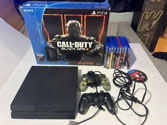 PS4 Game Console with 10 games and original box - PlayStation 4 500GB