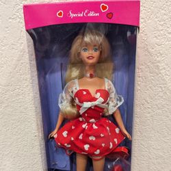 Valentine Romance Barbie Doll Special Edition 1996 NIB 16059 Vintage Mattel