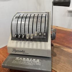 Vintage Paymaster 9000 Series check writer