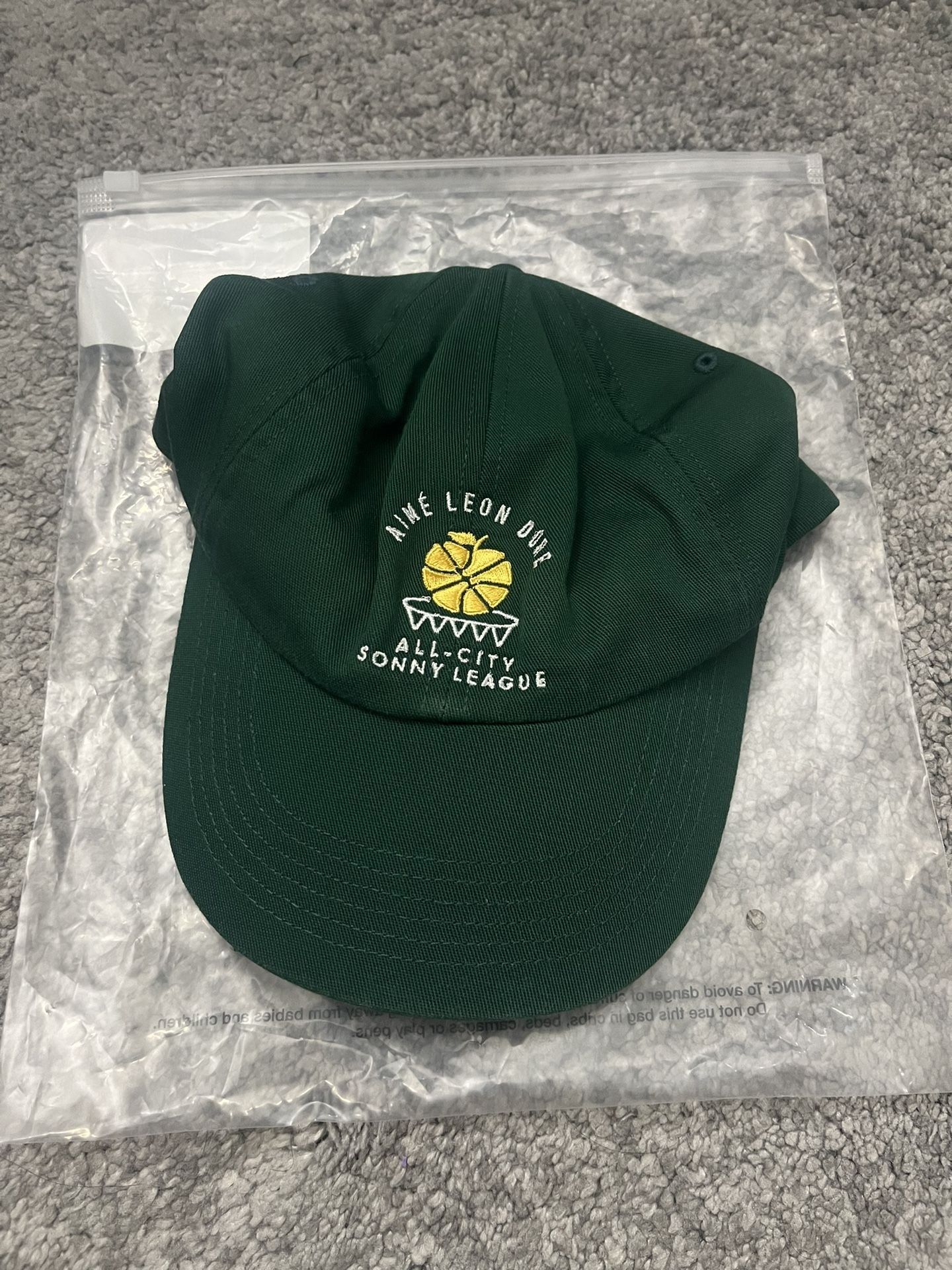 Aime Leon Dore ALD New Balance SONNY NY League Hat Cap Green SS22 Brand New