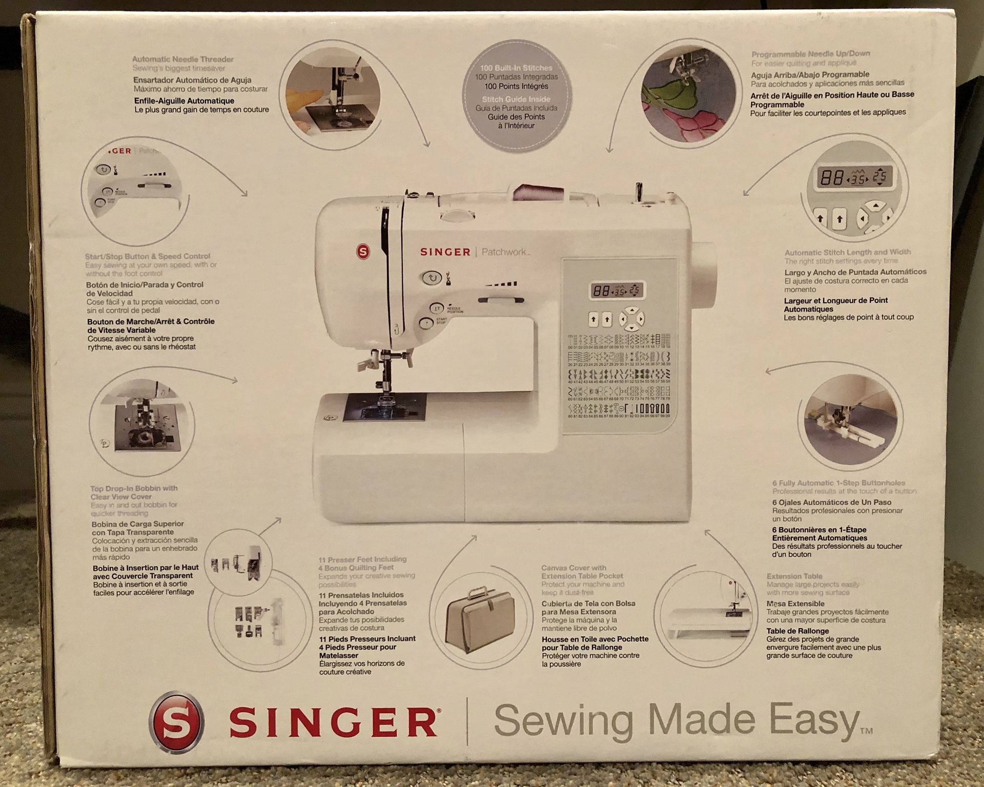 Singer Patchwork 7285Q Sewing & Quilting Machine for Sale in Dana Point
