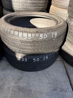 235/50r19 Pair Of Michelin Tires In Great Shape