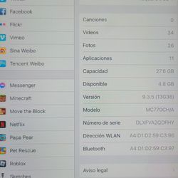 Ipad 2 32 gb MC770CH/A lightly used