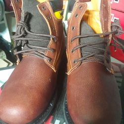 Hammer Work Boots For Men Size 10.5 Steel Toed