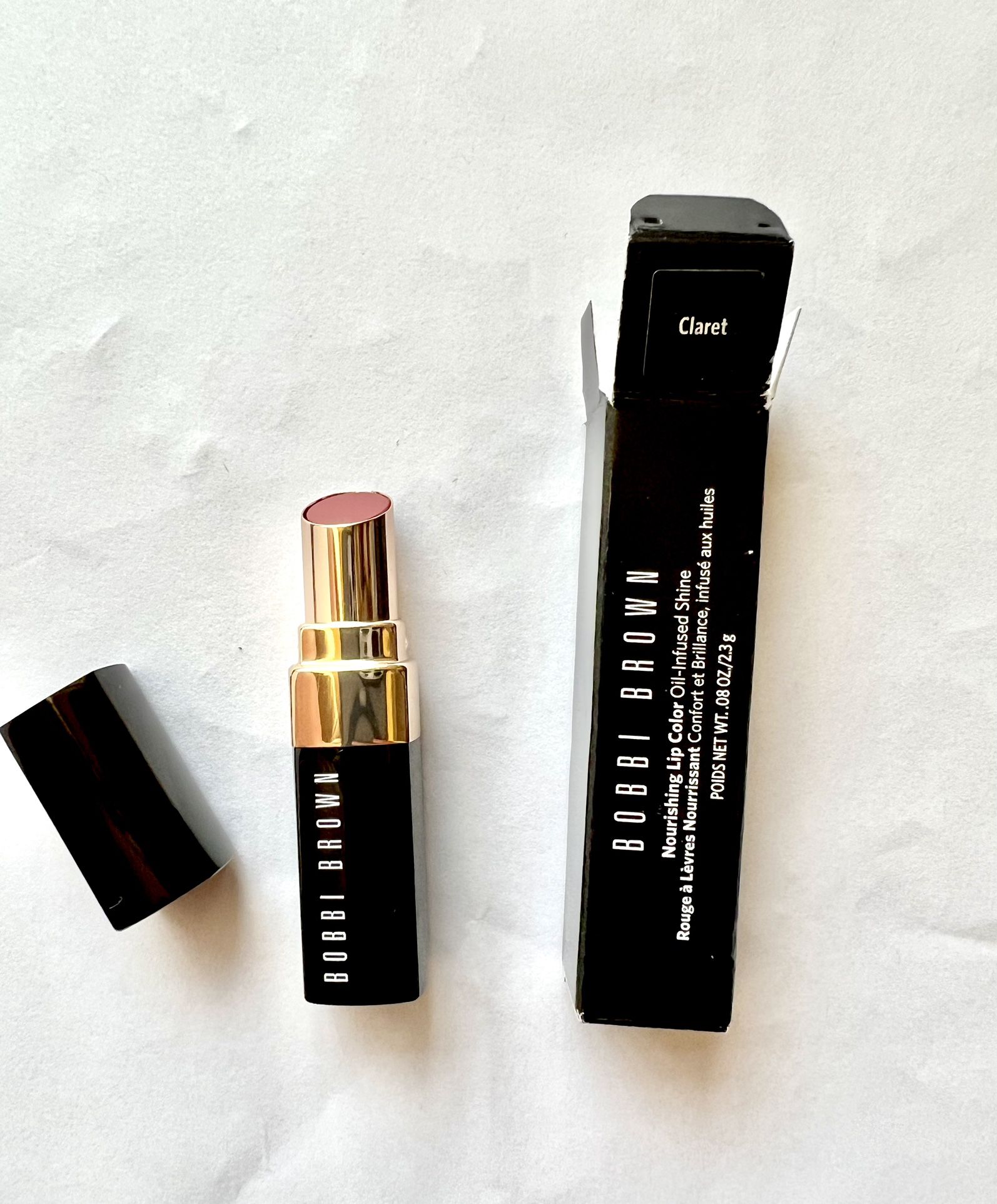 Bobbi Brown Lipstick Nourishing Lip Color -Claret Brand New Oil-Infused Shine