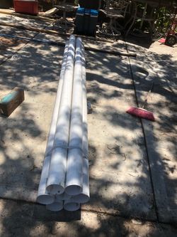 4” PVC pipes by 10ft long