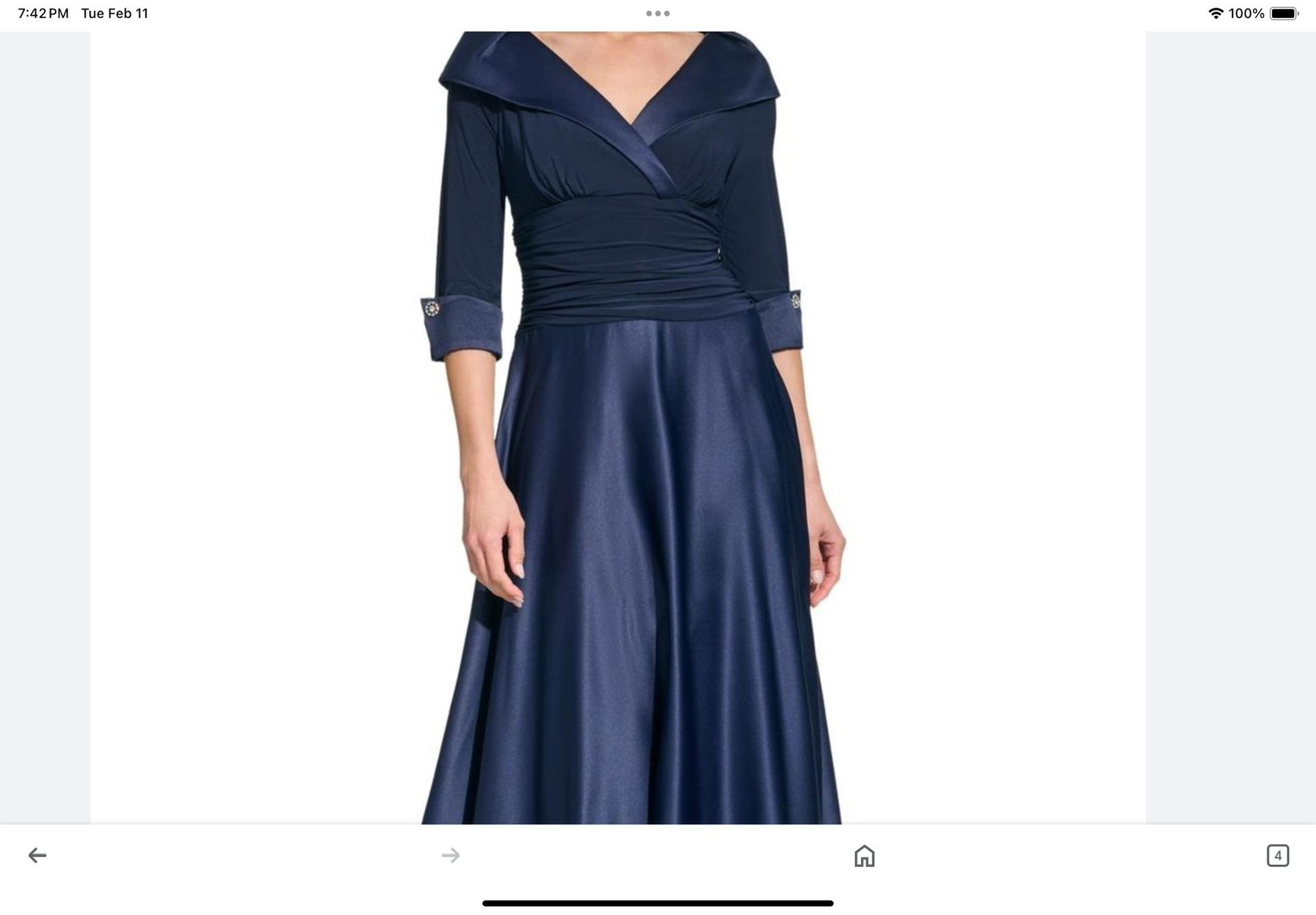 Mother Of The Bride Navy Dress