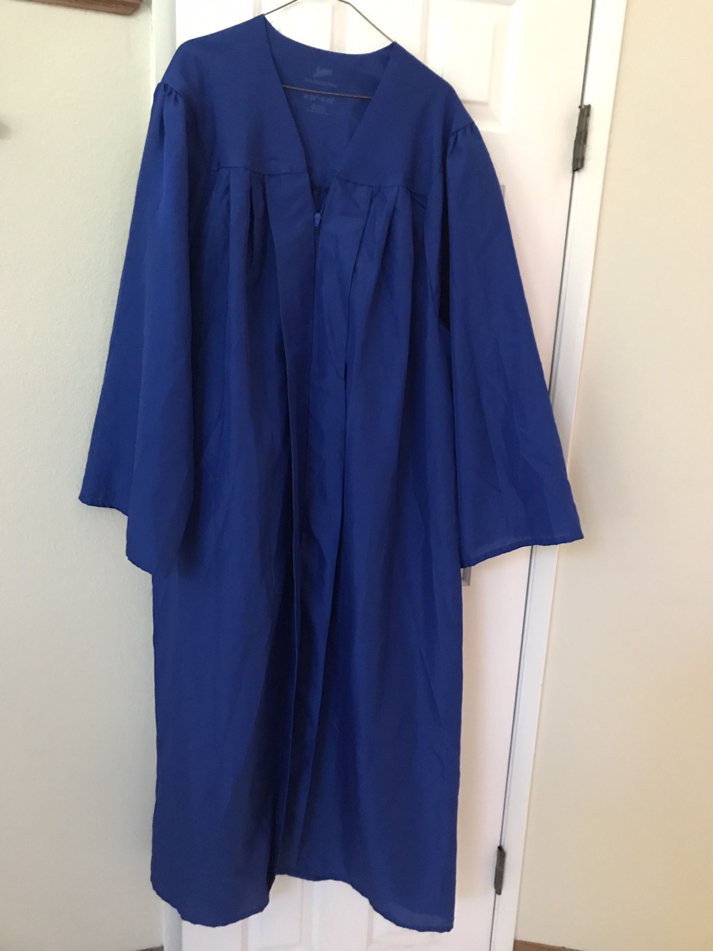 Jostens Royal Blue Graduation Gown Only, 6’1” - 6’3”